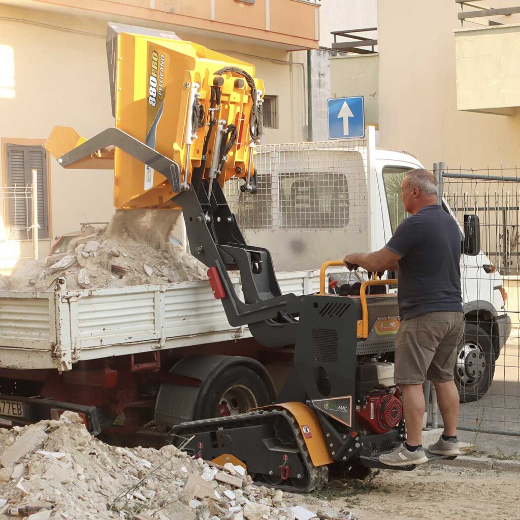 mini-basculeurs à chenilles